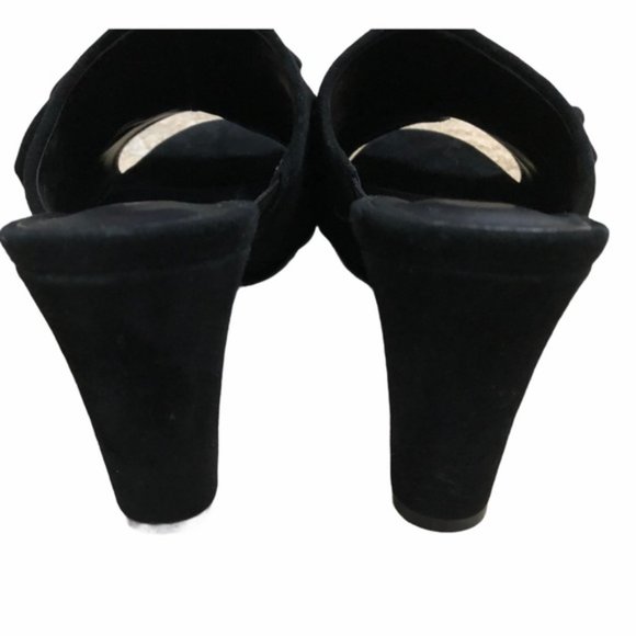 Vaneli Ruffle Suede 3" Heel - Picture 5 of 9